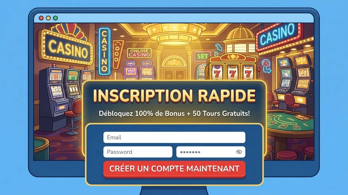 Inscription avec bonus